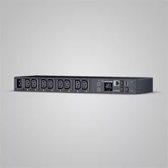 CYBERPOWER PDU, PDU81005, C13×8, LCD kijelző, rack 1U