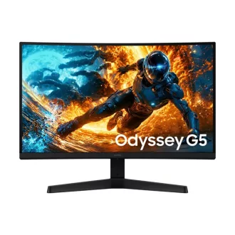   SAMSUNG Ívelt 27" Odyssey G5 G55H QHD VA monitor, 16:9, 180Hz, 300 cd/m2, 1ms, DisplayPort, HDMI