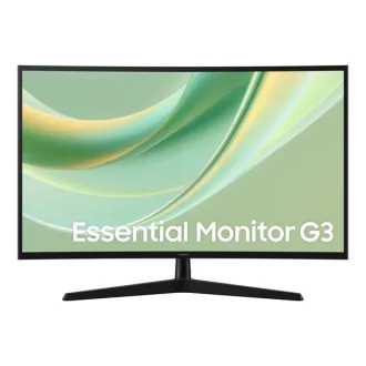   SAMSUNG 32" Ívelt G3 Essential VA Monitor, FHD, 144Hz, 16:9, 250cd/m2, DisplayPort, HDMI