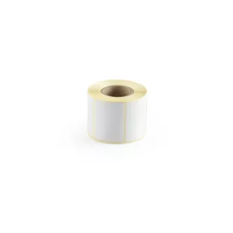   Etikett címke thermo, 43x58mm, tekercses, 600 címke/tekercs fehér