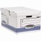 Archiváló konténer csapófedéllel, karton, 310 x 390 x 560 mm., Bankers Box System by Fellowes® 2 db/csomag, kék/fehér