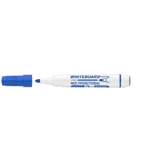   Táblamarker 3mm, mágneses, táblatörlővel multifunkciós Ico MARKERASER kék