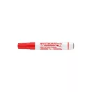 Táblamarker 3mm, mágneses, táblatörlővel multifunkciós Ico MARKERASER piros