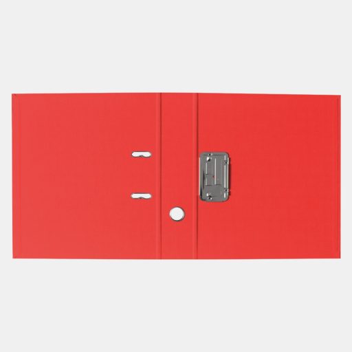 Iratrendező A4, 7,5cm, két oldalt PP borítás,lapraszerelt, Bluering® Premium piros
