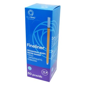   Rostirón, tűfilc vízbázisú, 0,5mm, hatszögletű test, Bluering® világoskék