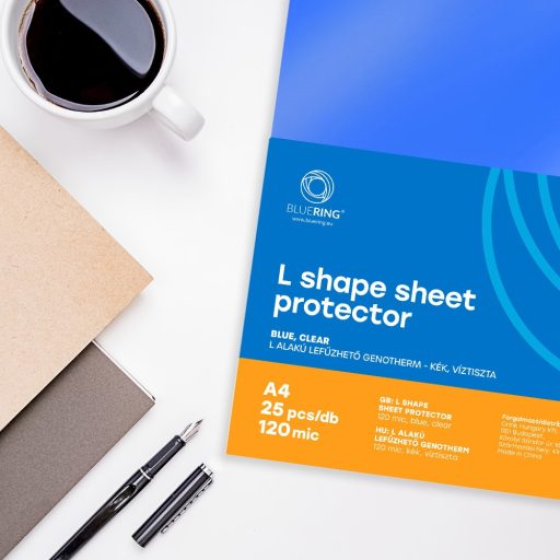 Genotherm 'L' A4, 120 micron kék 25 db/csomag, Bluering®,