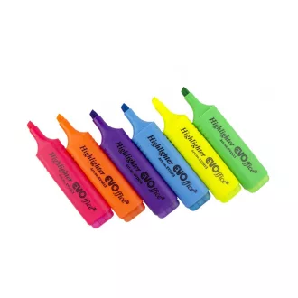 Szövegkiemelő lapos test Evo narancssárga