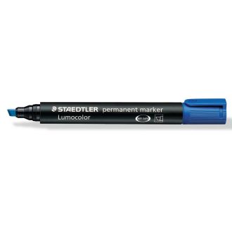   Alkoholos marker 2-5mm, vágott hegyű, Lumocolor 350 Staedtler kék