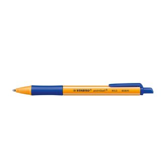  Golyóstoll nyomógombos 0,5mm, Stabilo pointball 6030/41, írásszín kék