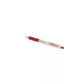   Golyóstoll 0,7mm, nyomógombos Zebra Jimnie, írásszín piros