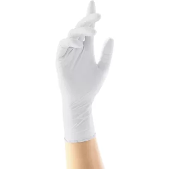   Gumikesztyű latex púdermentes M 100 db/doboz GMT Super Gloves fehér