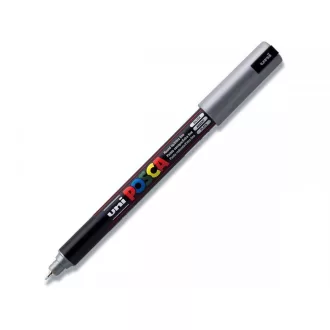 Dekormarker 0,7-1mm, Uni Posca PC-1M ezüst