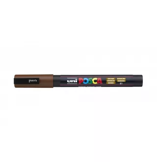 Dekormarker 0,9-1,3mm, Uni Posca PC-3M barna