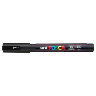 Dekormarker 0,9-1,3mm, Uni Posca PC-3M fekete