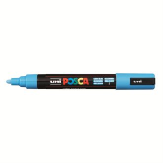 Dekormarker 1,8-2,5mm, Uni Posca PC-5M világoskék