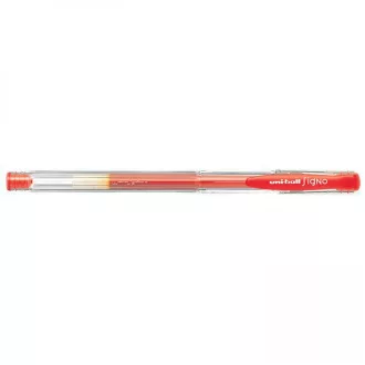 Zseléstoll 0,5mm, Uni UM-100, írásszín piros