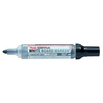   Táblamarker 2mm, kerek, utántölthető Pentel Easyflo fekete