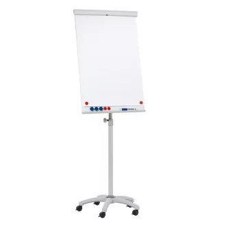   Flipchart tábla mobil 68x105cm, mágneses 5 görgős gurítható X-tra Line Mobil  EL-FC31 Franken