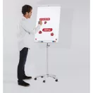 Flipchart tábla mobil 68x105cm, mágneses 5 görgős gurítható X-tra Line Mobil  EL-FC31 Franken