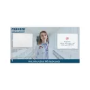 Fehértábla mágneses alukeretes,zománcozott,antimikrobiális 90x120cm,ValueLine SC3803 Franken