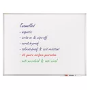 Fehértábla mágneses alukeretes,zománcozott,antimikrobiális 90x120cm,ValueLine SC3803 Franken