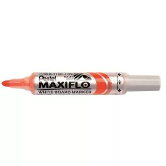   Táblamarker 2,5mm, kerek hegyű, Pentel Maxiflo narancssárga