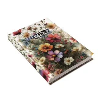   Tanári határidőnapló A5, műbőr 150mmx210mm, fehér lapokkal rét 2026/2027 Realsystem