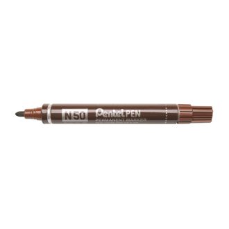   Alkoholos marker fém testű 4,3mm kerek hegyű N50-EE Pentel Extreme barna