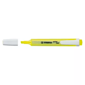   Szövegkiemelő 1-4mm, vágott hegy Stabilo Swing cool 275/24 sárga