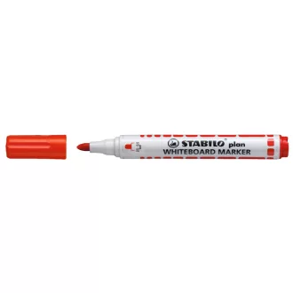   Táblamarker 2,5-3,5mm, kerek hegyű, Stabilo Plan 641/40 piros
