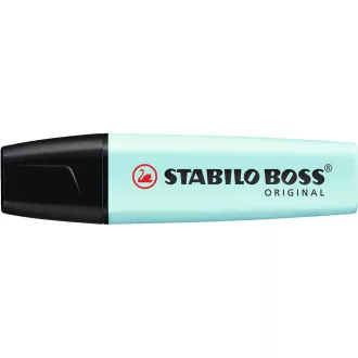   Szövegkiemelő 2-5mm, vágott hegyű, STABILO Boss original Pastel türkiz