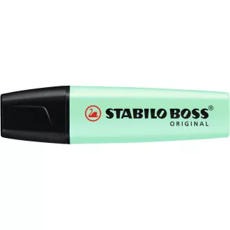   Szövegkiemelő 2-5mm, vágott hegyű, STABILO Boss original Pastel menta