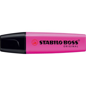   Szövegkiemelő 2-5mm, vágott hegyű, STABILO Boss original pink