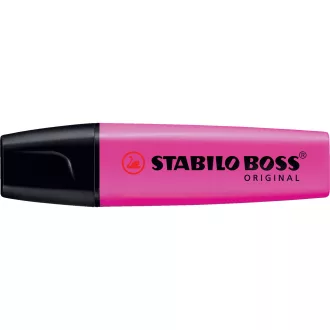   Szövegkiemelő 2-5mm, vágott hegyű, STABILO Boss original pink