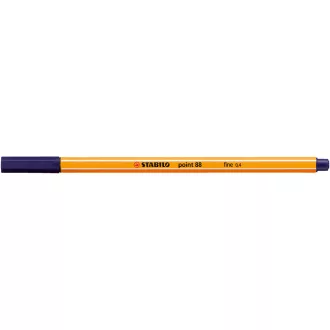 Rostirón, tűfilc 0,4mm, STABILO Point 88 éj kék
