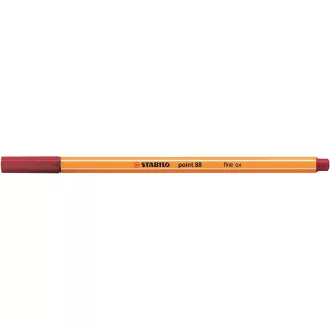 Rostirón, tűfilc 0,4mm, STABILO Point 88 karmazsinvörös
