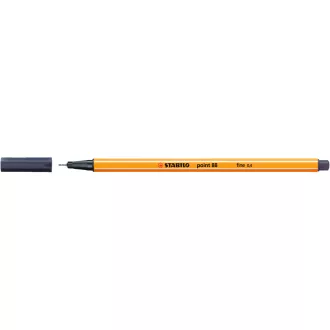 Rostirón, tűfilc 0,4mm, STABILO Point 88 szürke