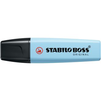   Szövegkiemelő 2-5mm, vágott hegyű, STABILO Boss original Pastel jeges kék