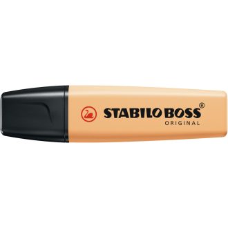   Szövegkiemelő 2-5mm, vágott hegyű, STABILO Boss original Pastel fakó narancs