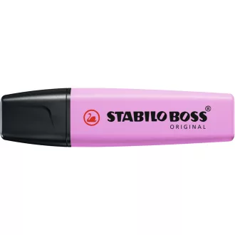   Szövegkiemelő 2-5mm, vágott hegyű, STABILO Boss original Pastel málna