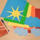 Másolópapír, színes, vegyes színek A4, 80g Bluering® 5x20 ív/csomag, intenzív mix