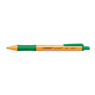   Golyóstoll nyomógombos 0,5mm, Stabilo pointball 6030/36, írásszín zöld