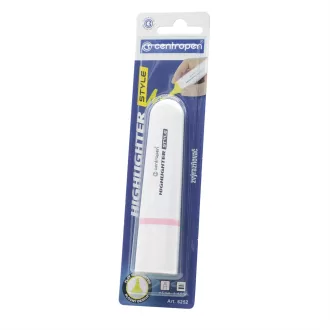   Szövegkiemelő 1-4,6mm, vágott hegyű, Centropen 6252 pasztell rózsaszín