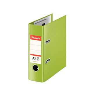   Iratrendező A4, 7,5cm, PP élvédő sínnel, Esselte Standard Vivida világoszöld