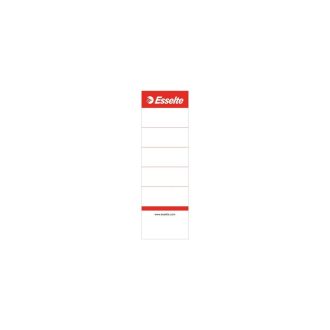   Cserecímke iratrendezőhöz, kétoldalas 50x158mm, Esselte fehér 10 db/csom
