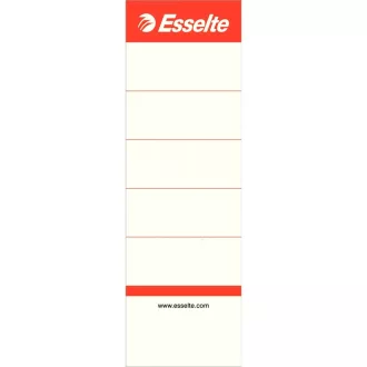   Cserecímke iratrendezőhöz, kétoldalas 50x158mm, Esselte fehér 10 db/csom