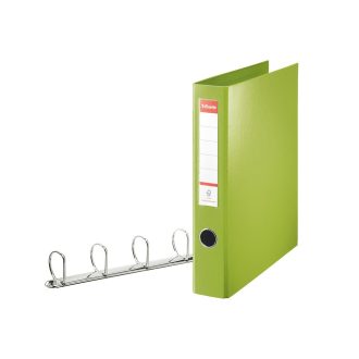   Gyűrűskönyv A4, Maxi 6cm, 4 gyűrű, D alakú, PP Esselte Jumbo Vivida zöld