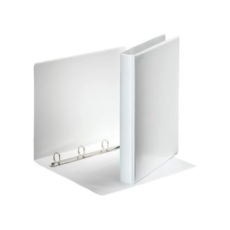   Gyűrűskönyv panorámás A4, 3,5cm, 4 gyűrű, D alakú, PP Esselte fehér