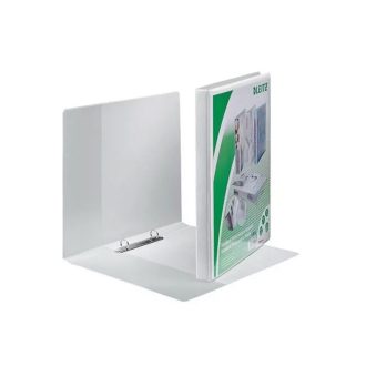   Gyűrűskönyv panorámás A4, Maxi 3cm, 2 gyűrű, O alakú, PP Leitz fehér