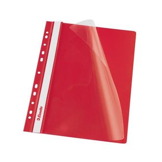   Gyorsfűző lefűzhető A4, PP 10 db/csomag, Esselte Vivida piros